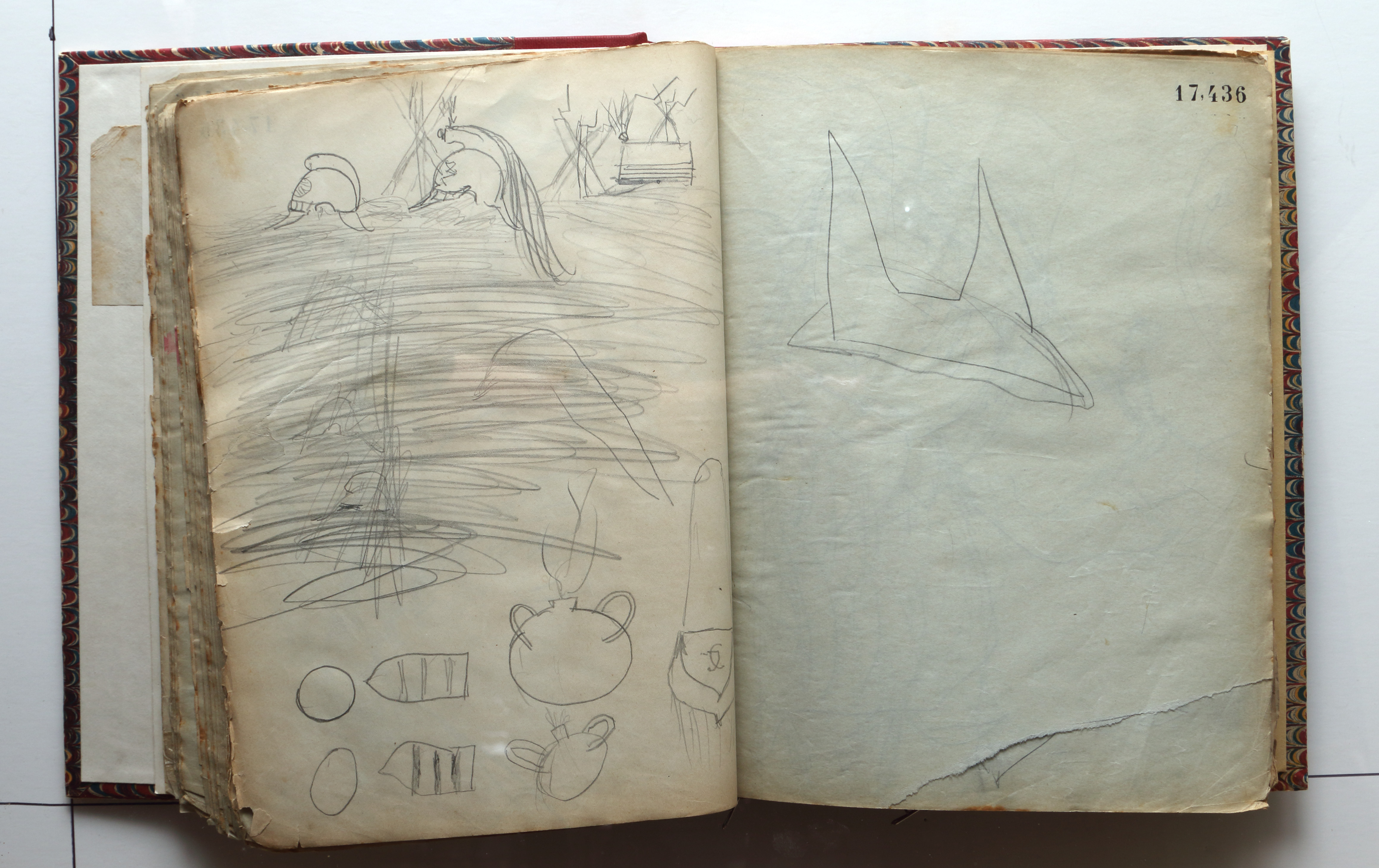 Page 126; page 127 (17,436).  Juvenilia 1904.  Jean Charlot.