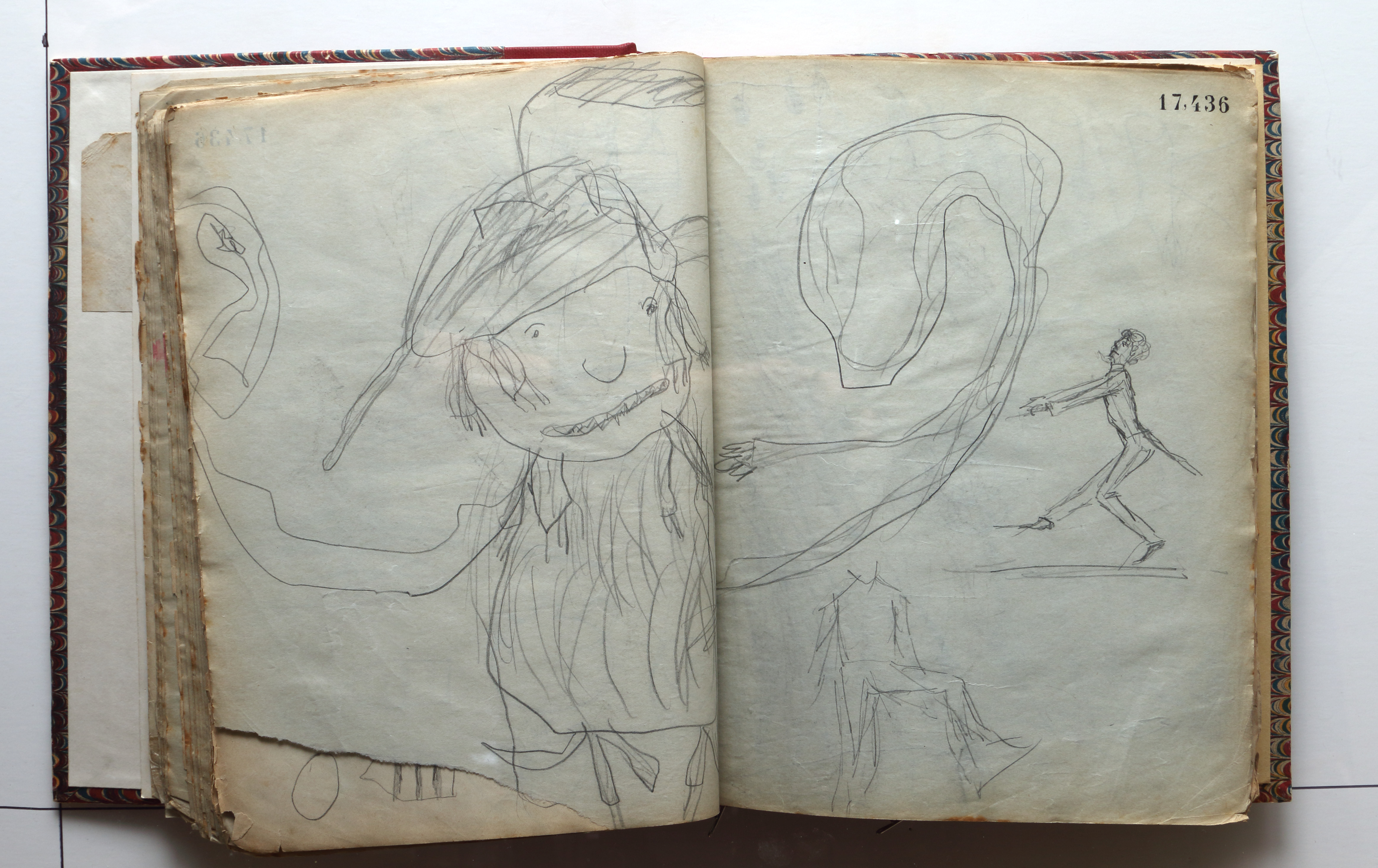 Page 128; page 129 (17,436).  Juvenilia 1904.  Jean Charlot.
