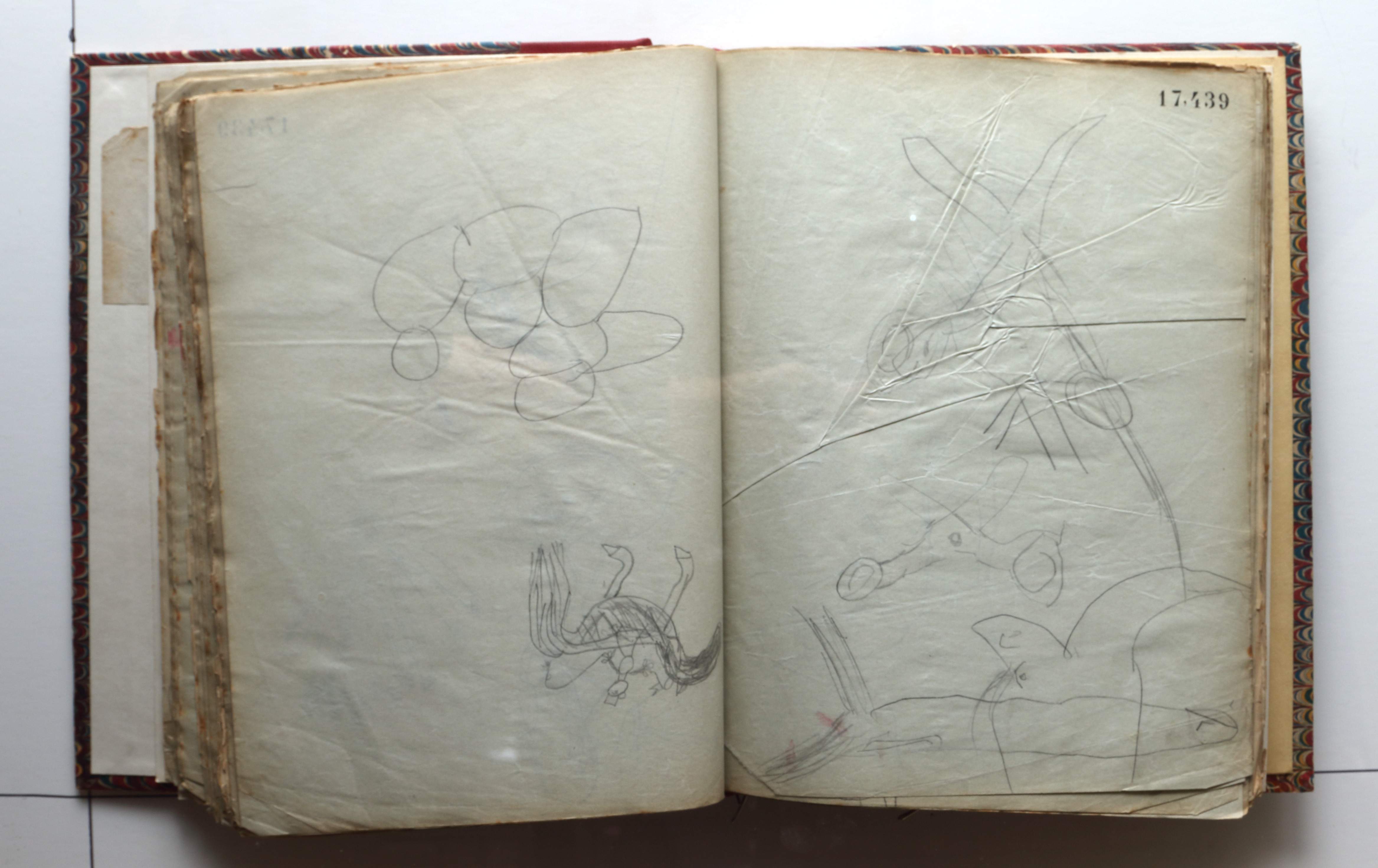Page 136; page 137 (17,439).  Juvenilia 1904.  Jean Charlot.