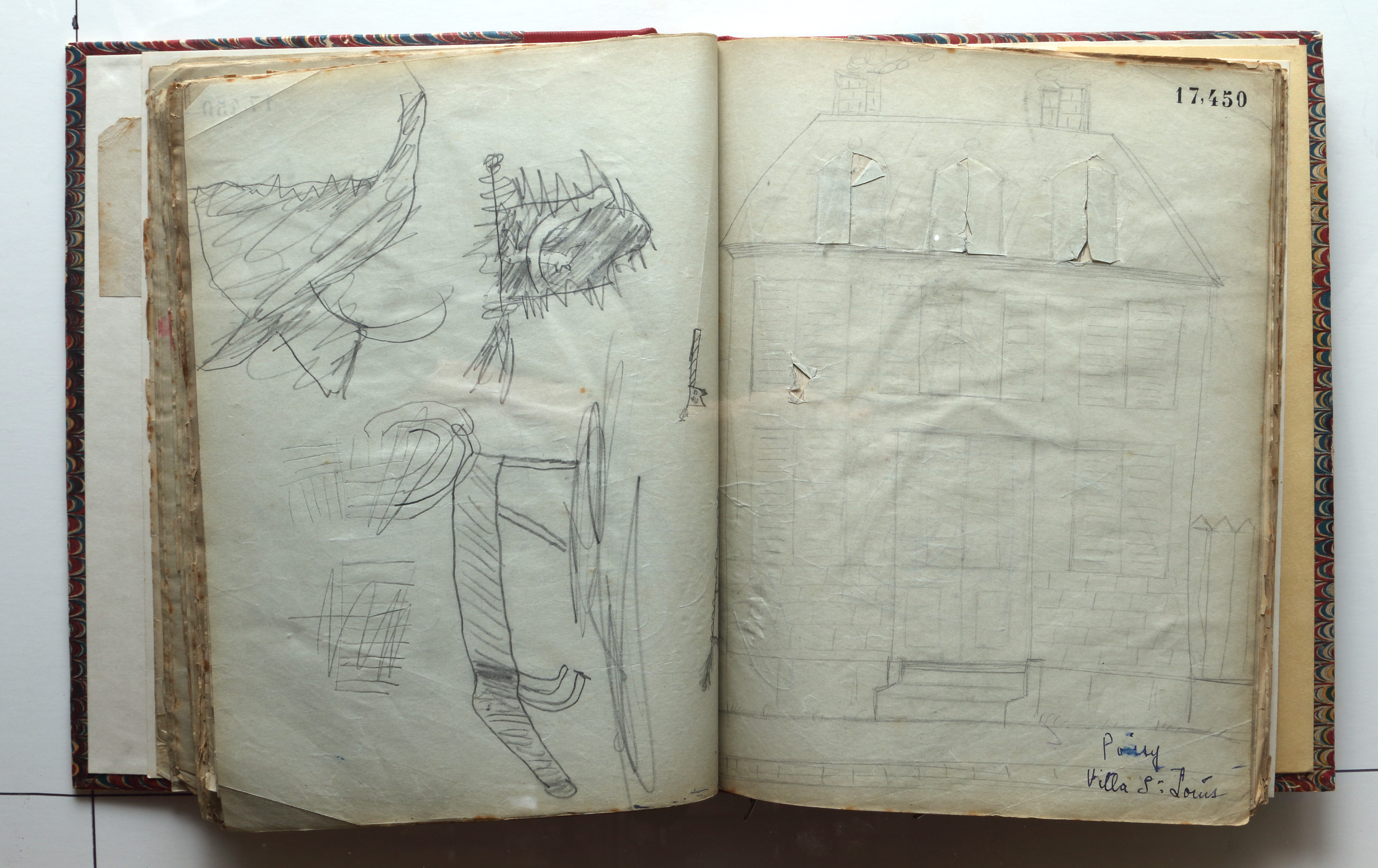 Page 144; page 145 (17,450).  Juvenilia 1904.  Jean Charlot.