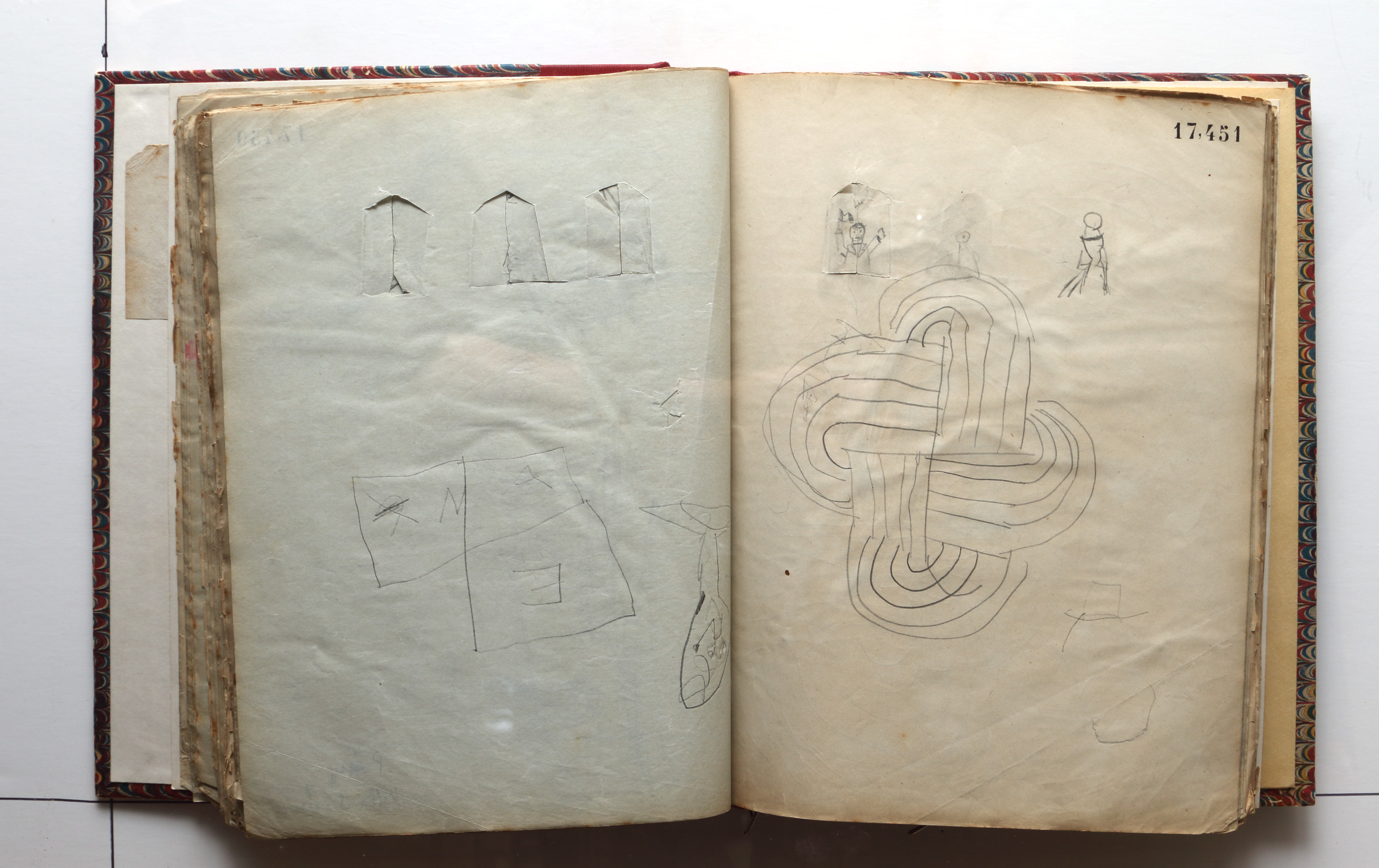 Page 146; page 147 (17,451).  Juvenilia 1904.  Jean Charlot.