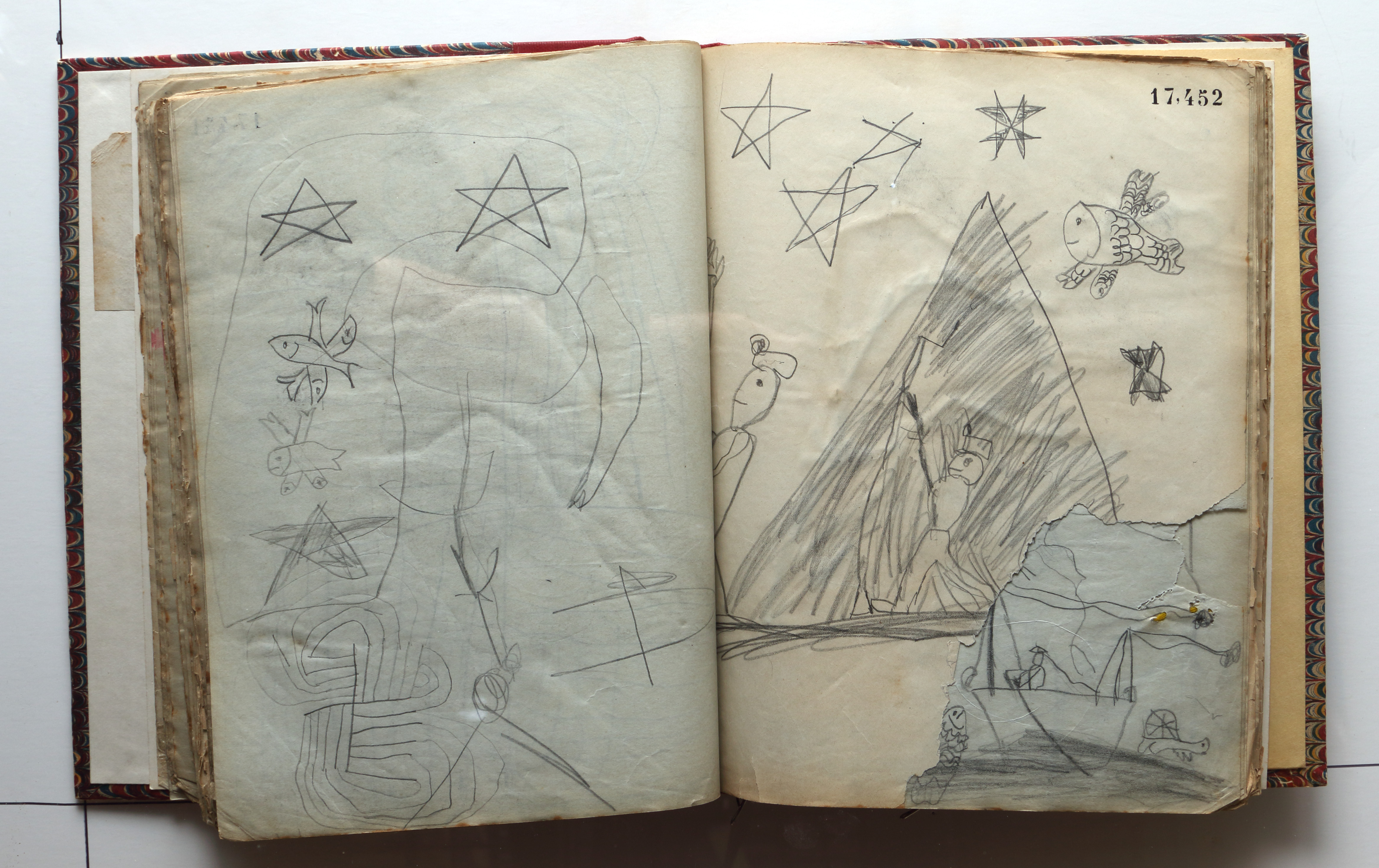 Page 152; page 153 (17,452).  Juvenilia 1904.  Jean Charlot.