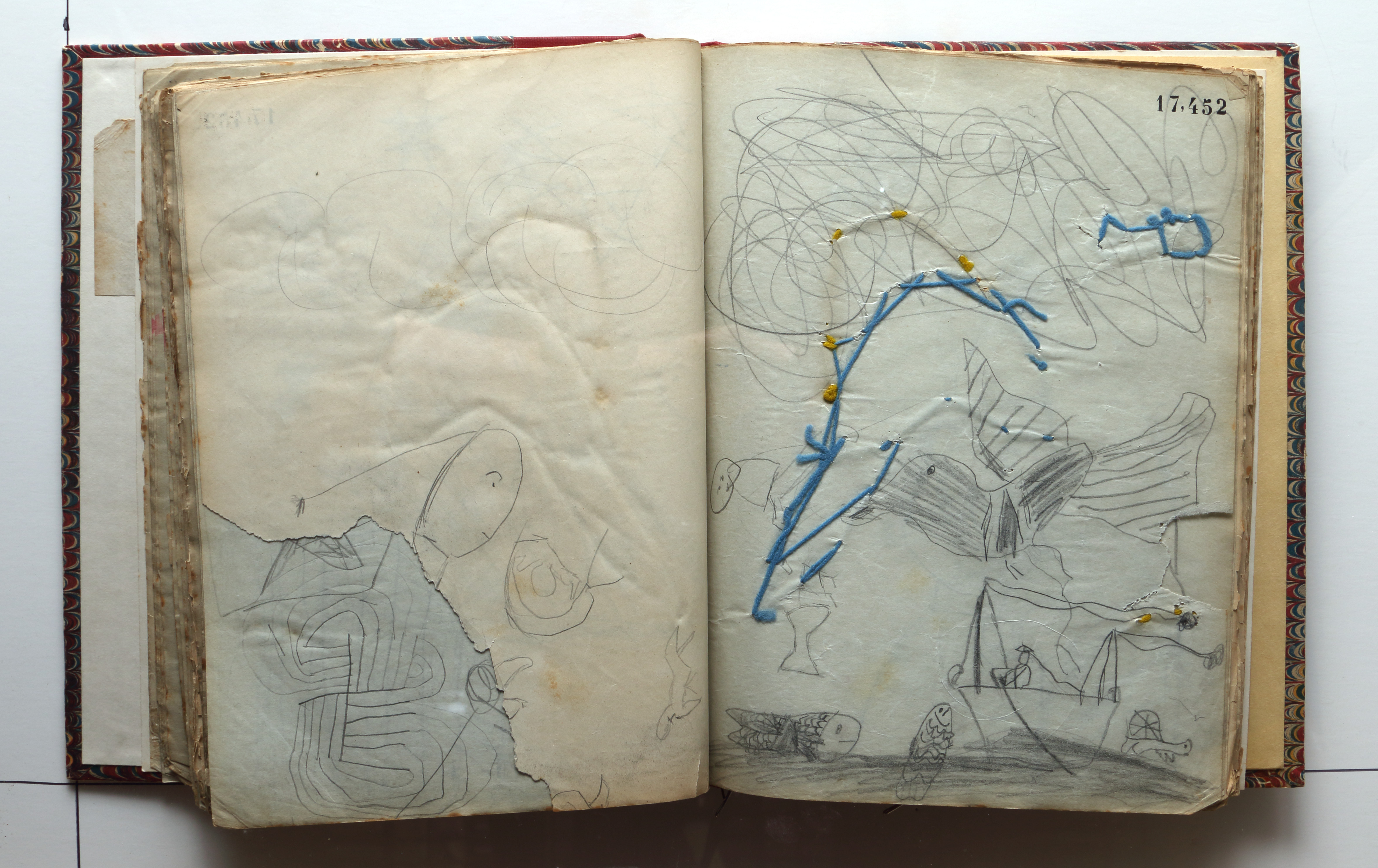 Page 154; page 155 (17,452).  Juvenilia 1904.  Jean Charlot.