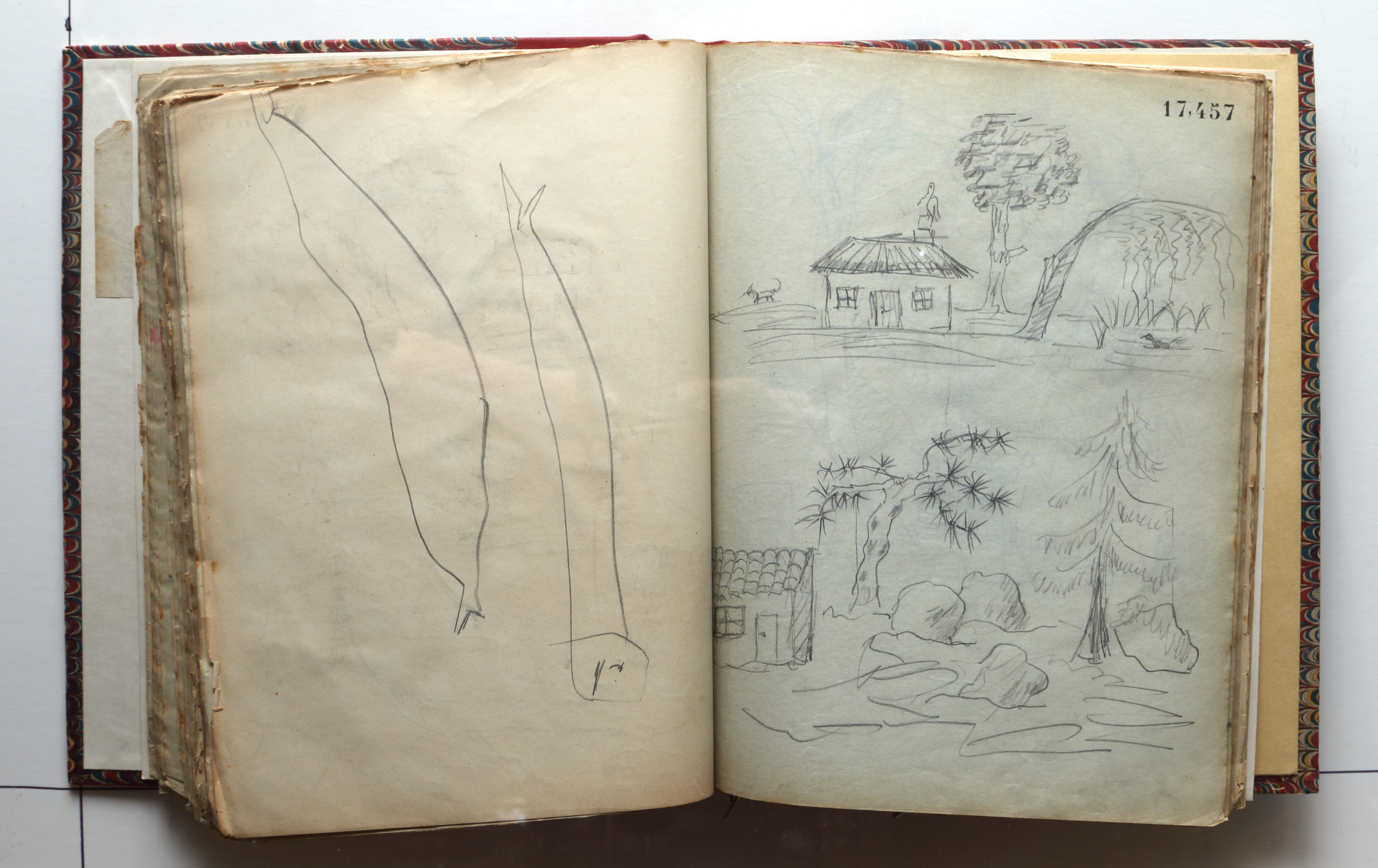 Page 170; page 171 (17,457).  Juvenilia 1904.  Jean Charlot.
