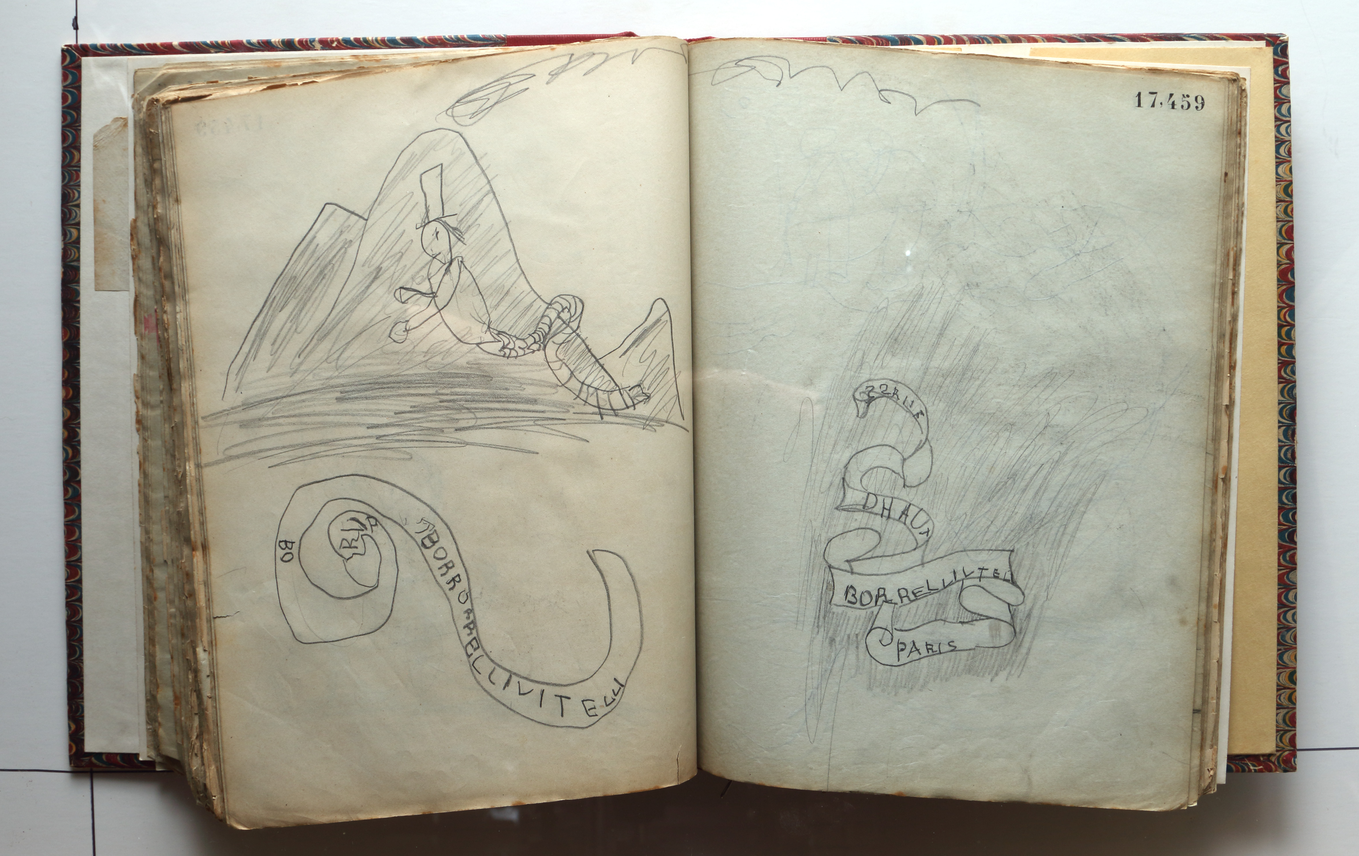 Page 182; page 183 (17,459).  Juvenilia 1904.  Jean Charlot.