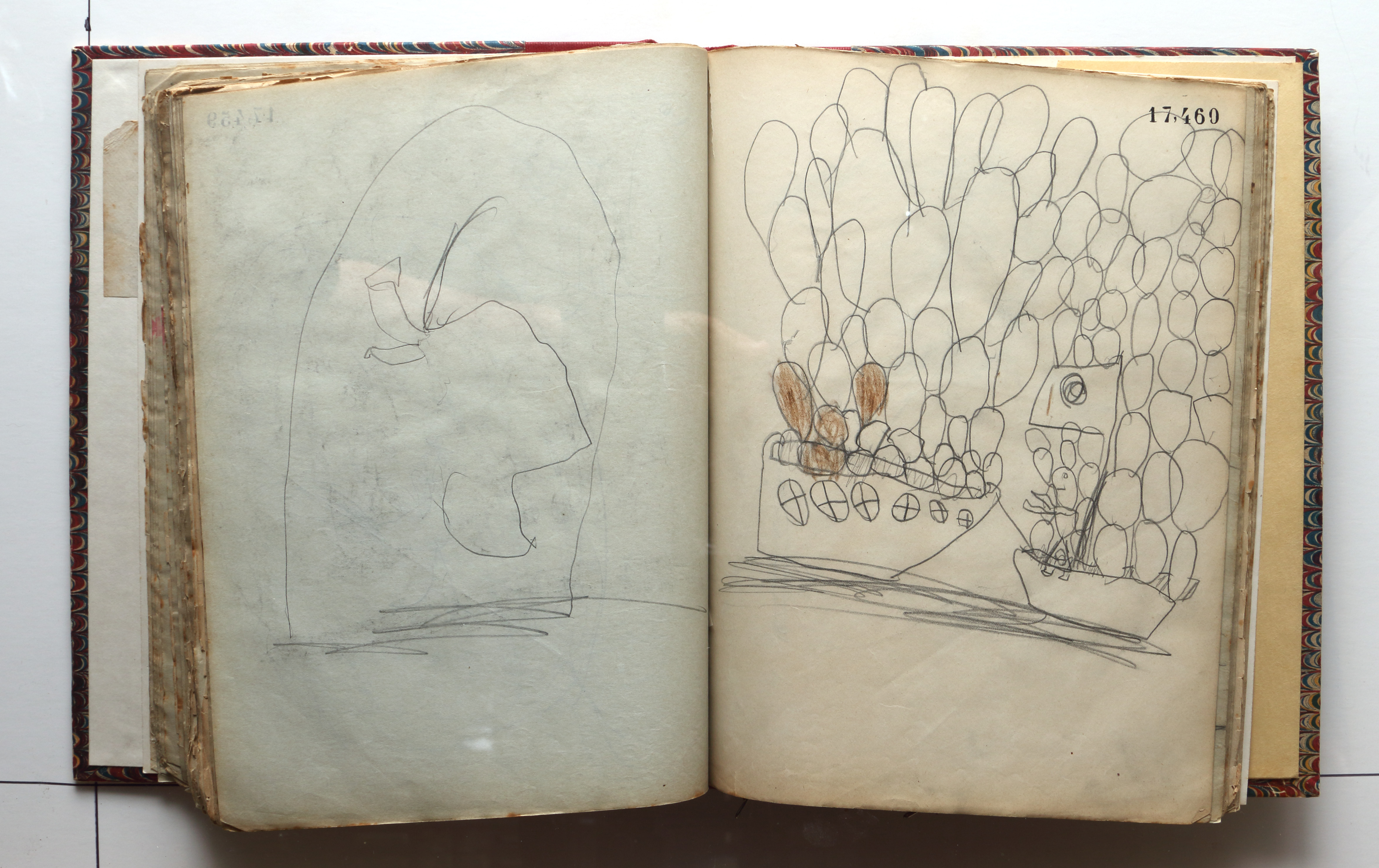 Page 186; page 187 (17,460).  Juvenilia 1904.  Jean Charlot.