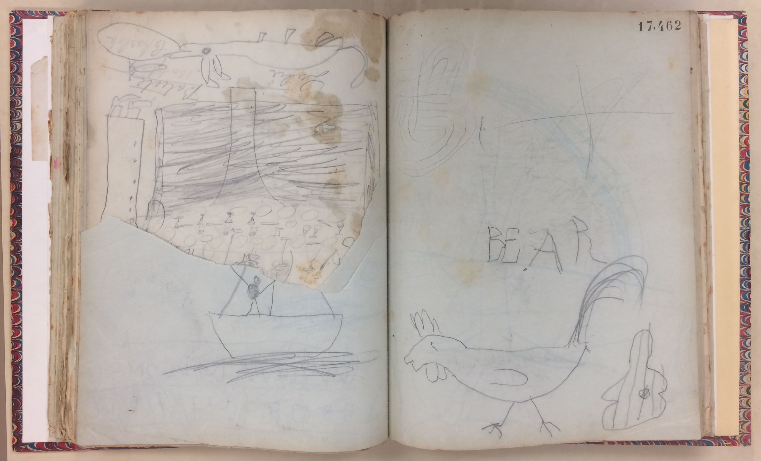 Page 198; page 199 (17,462).  Juvenilia 1904.  Jean Charlot.