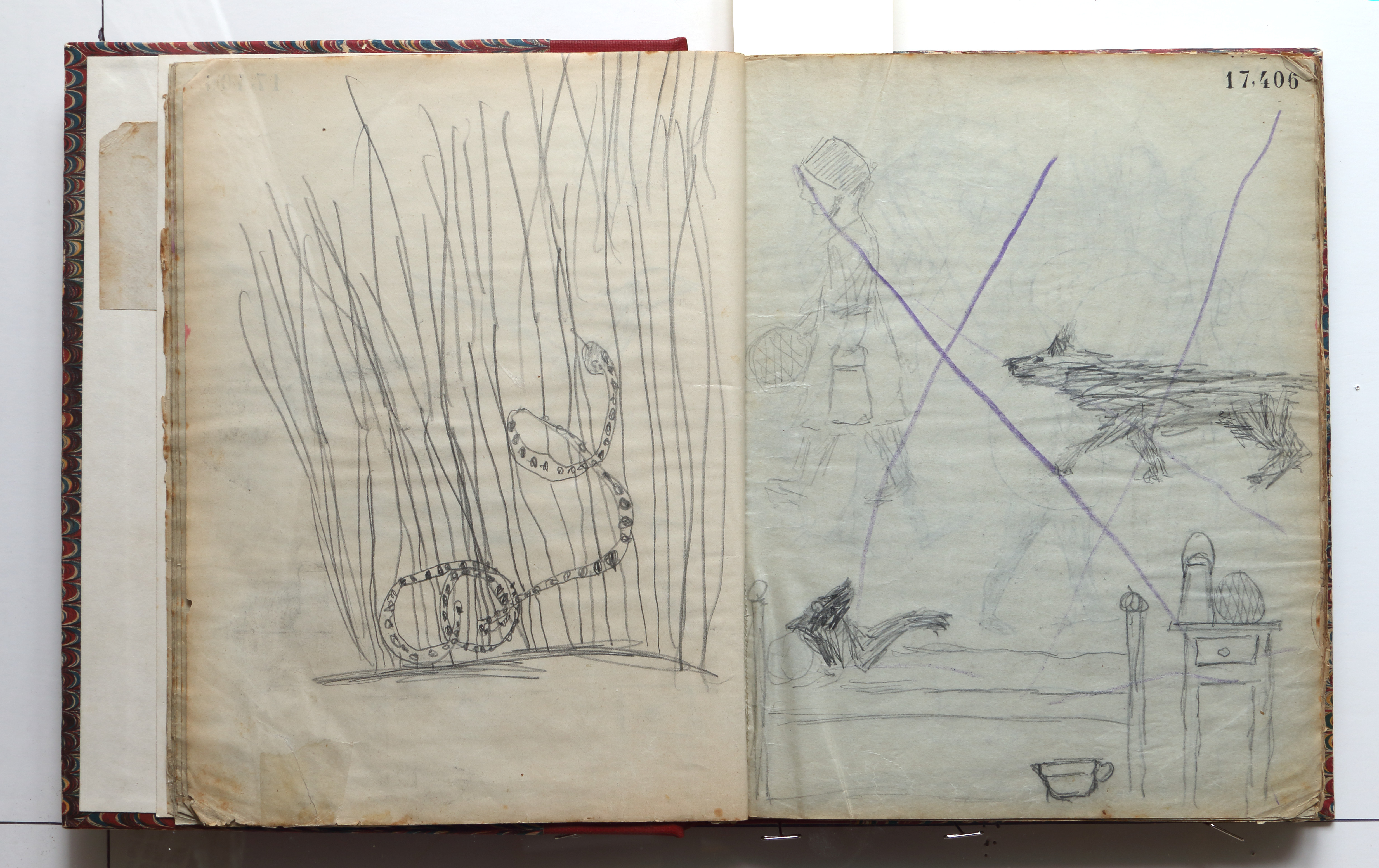 Page 20; page 21 (17,406).  Juvenilia 1904.  Jean Charlot.
