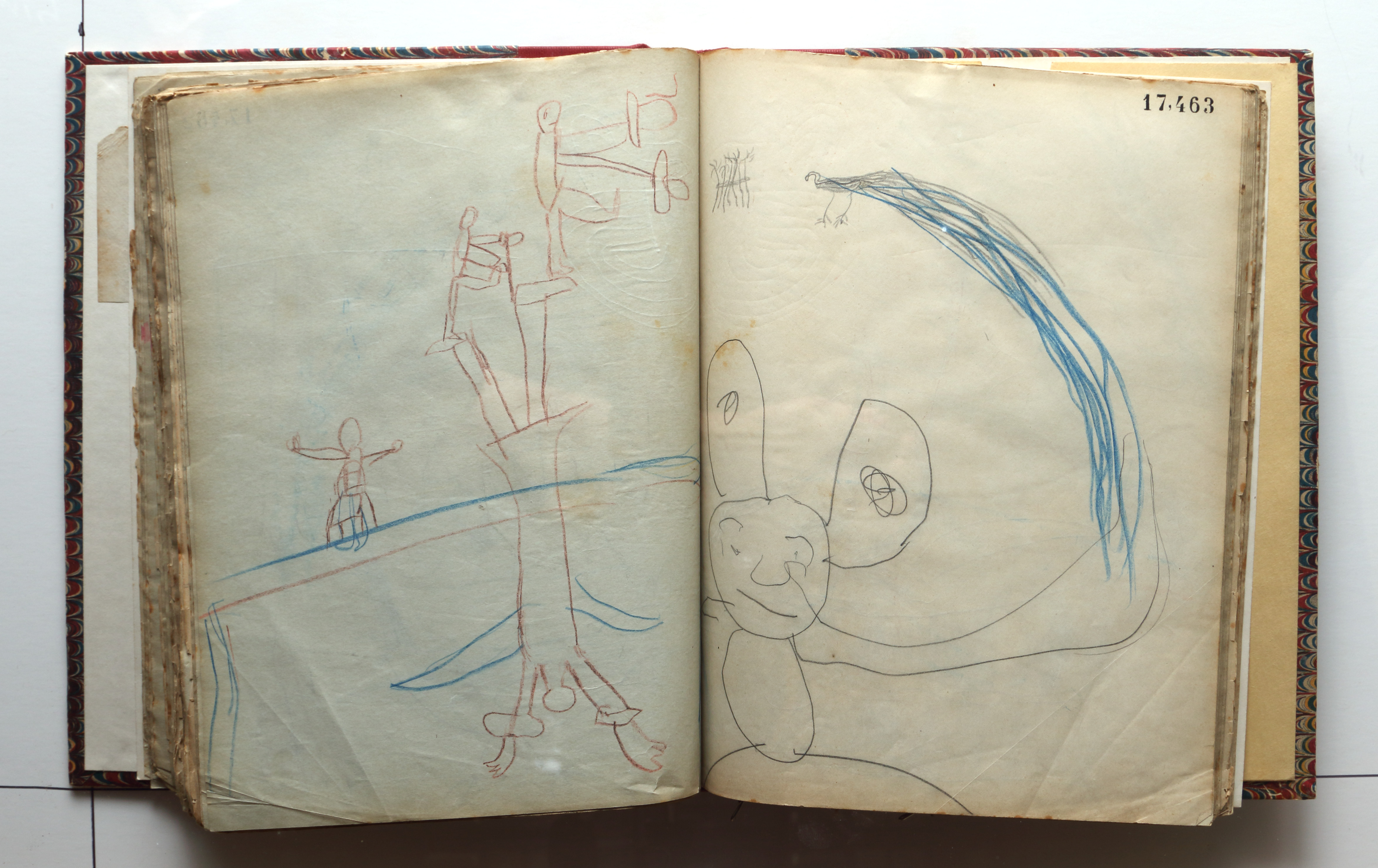 Page 200; page 201 (17,463).  Juvenilia 1904.  Jean Charlot.