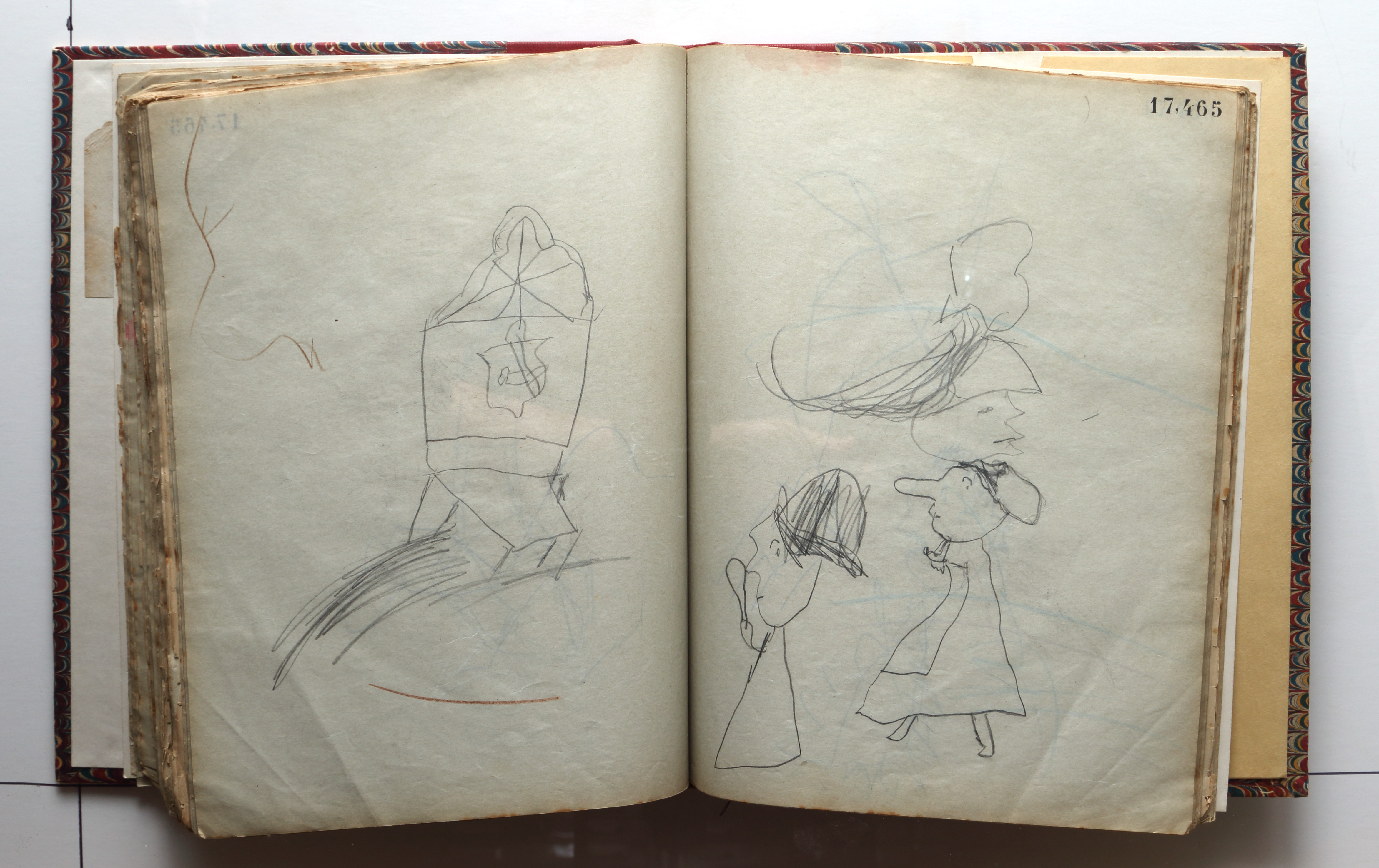 Page 214; page 215 (17,465).  Juvenilia 1904.  Jean Charlot.