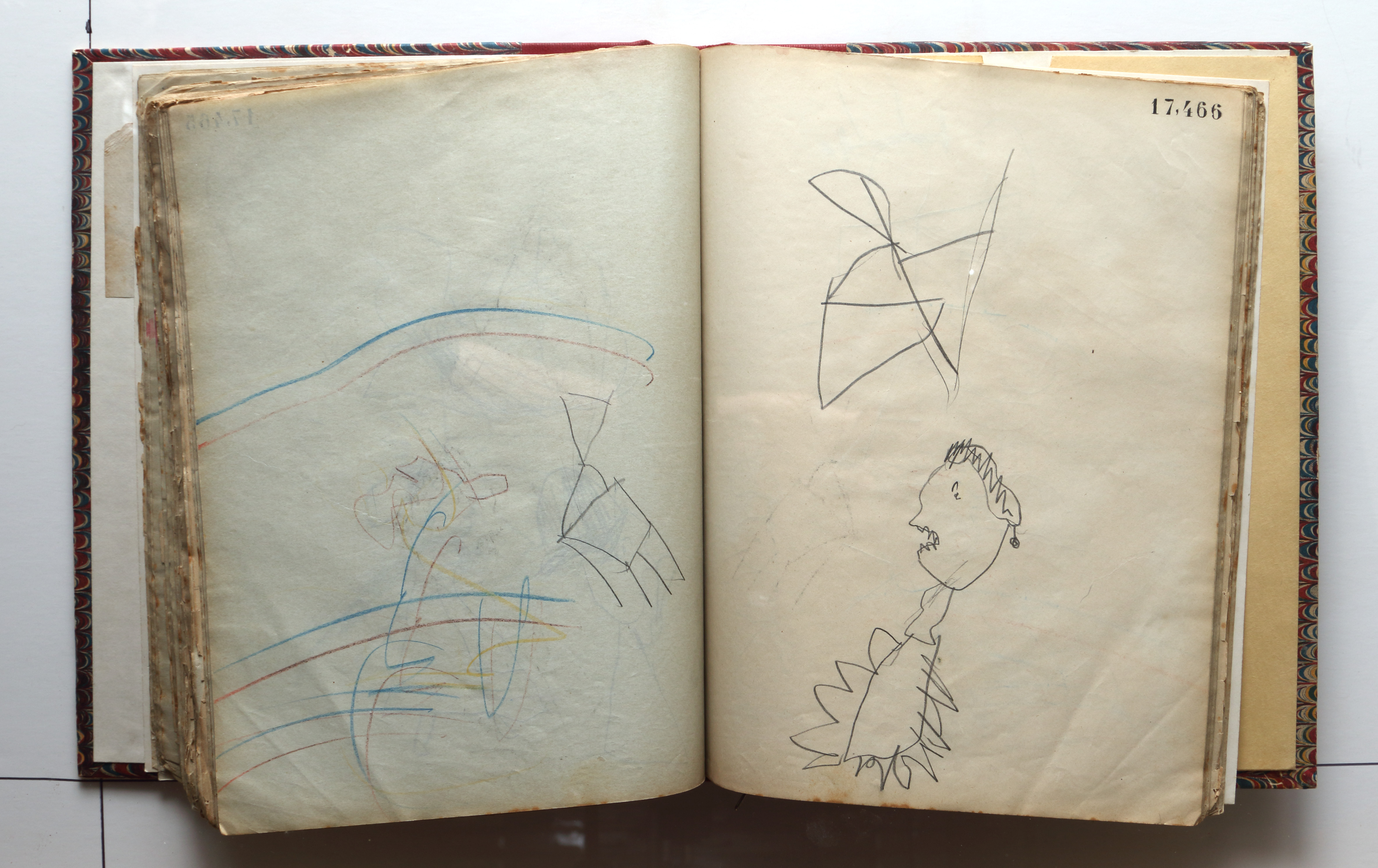 Page 216; page 217 (17,466).  Juvenilia 1904.  Jean Charlot.