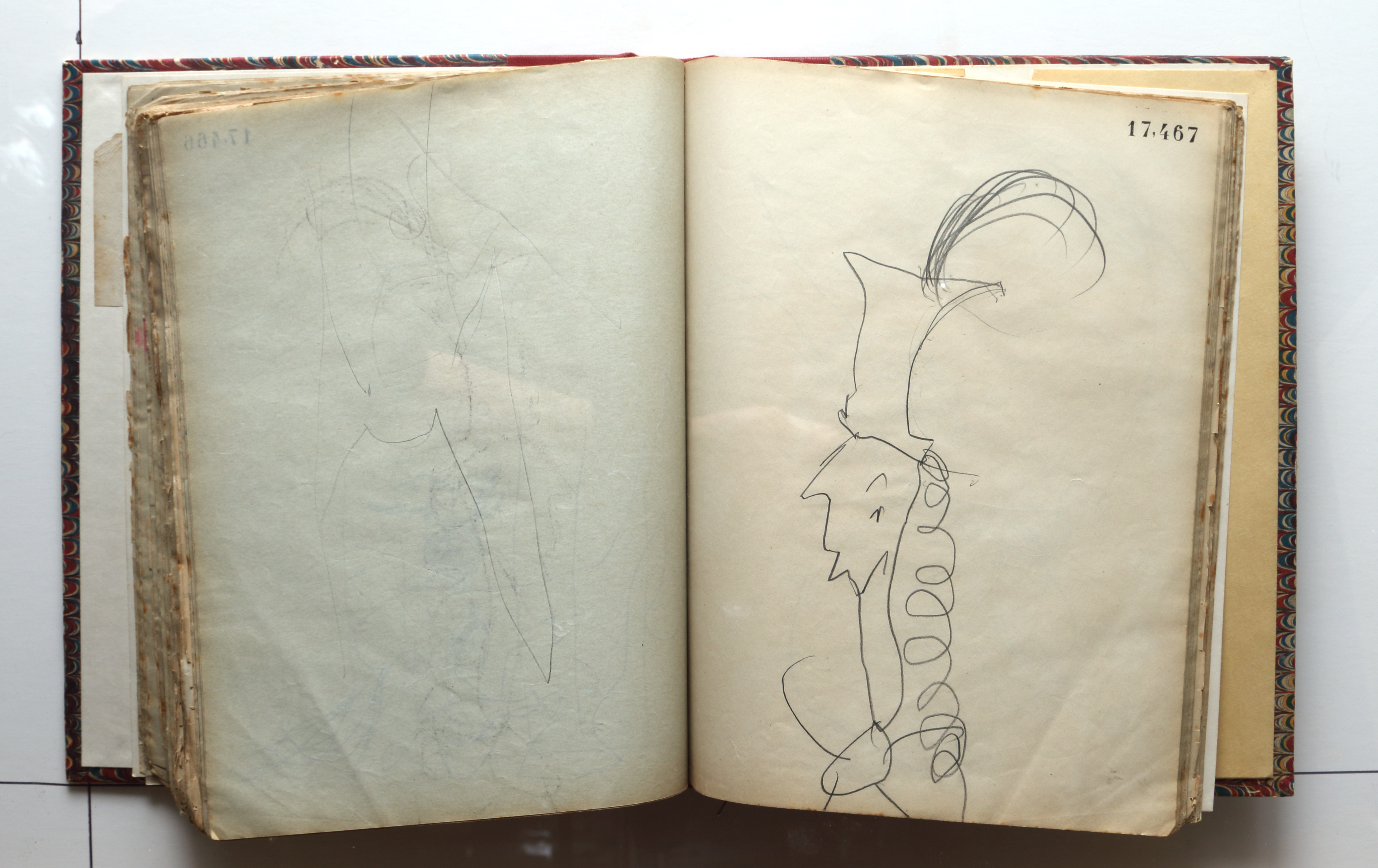 Page 222; page 223 (17,467).  Juvenilia 1904.  Jean Charlot.