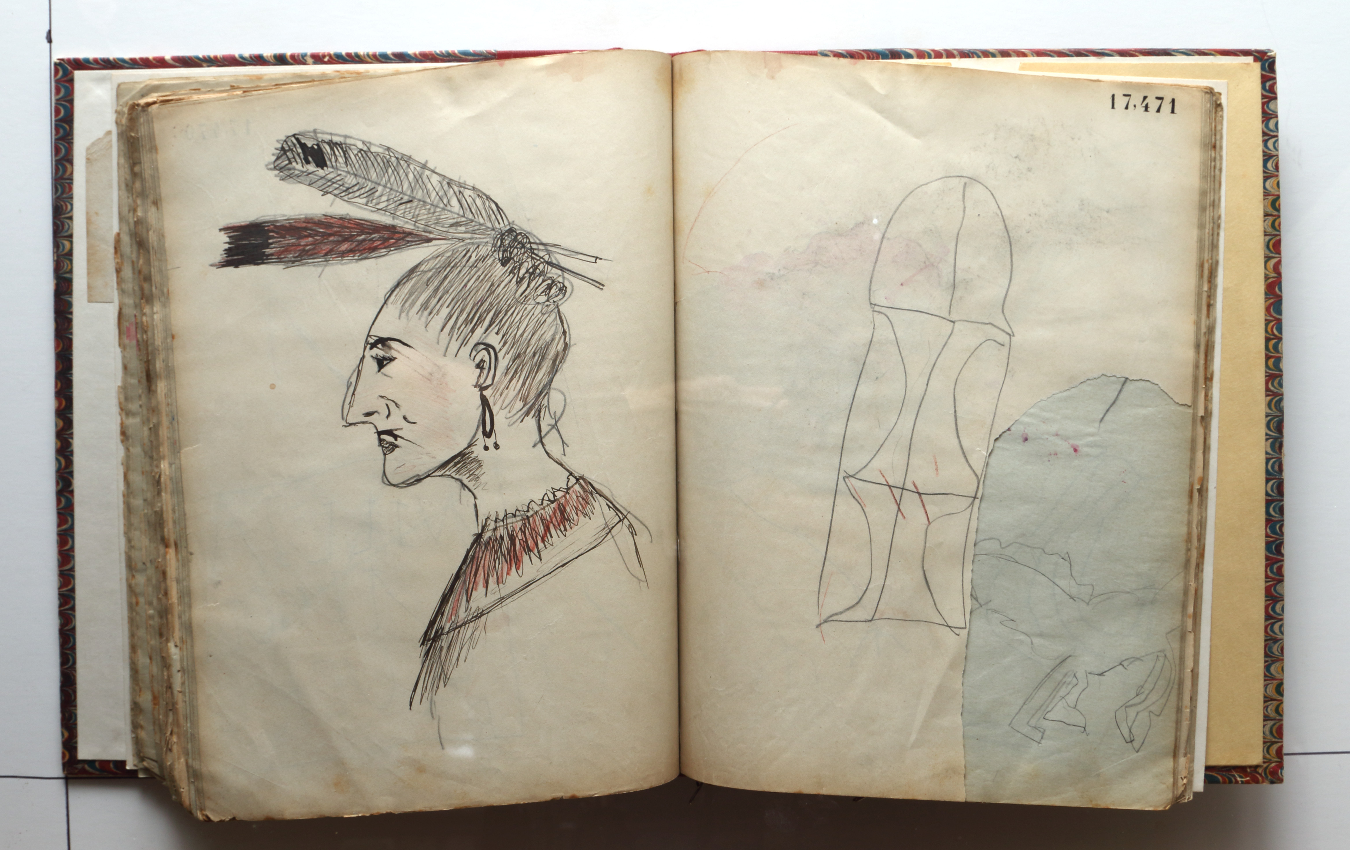 Page 238; page 239 (17,471).  Juvenilia 1904.  Jean Charlot.
