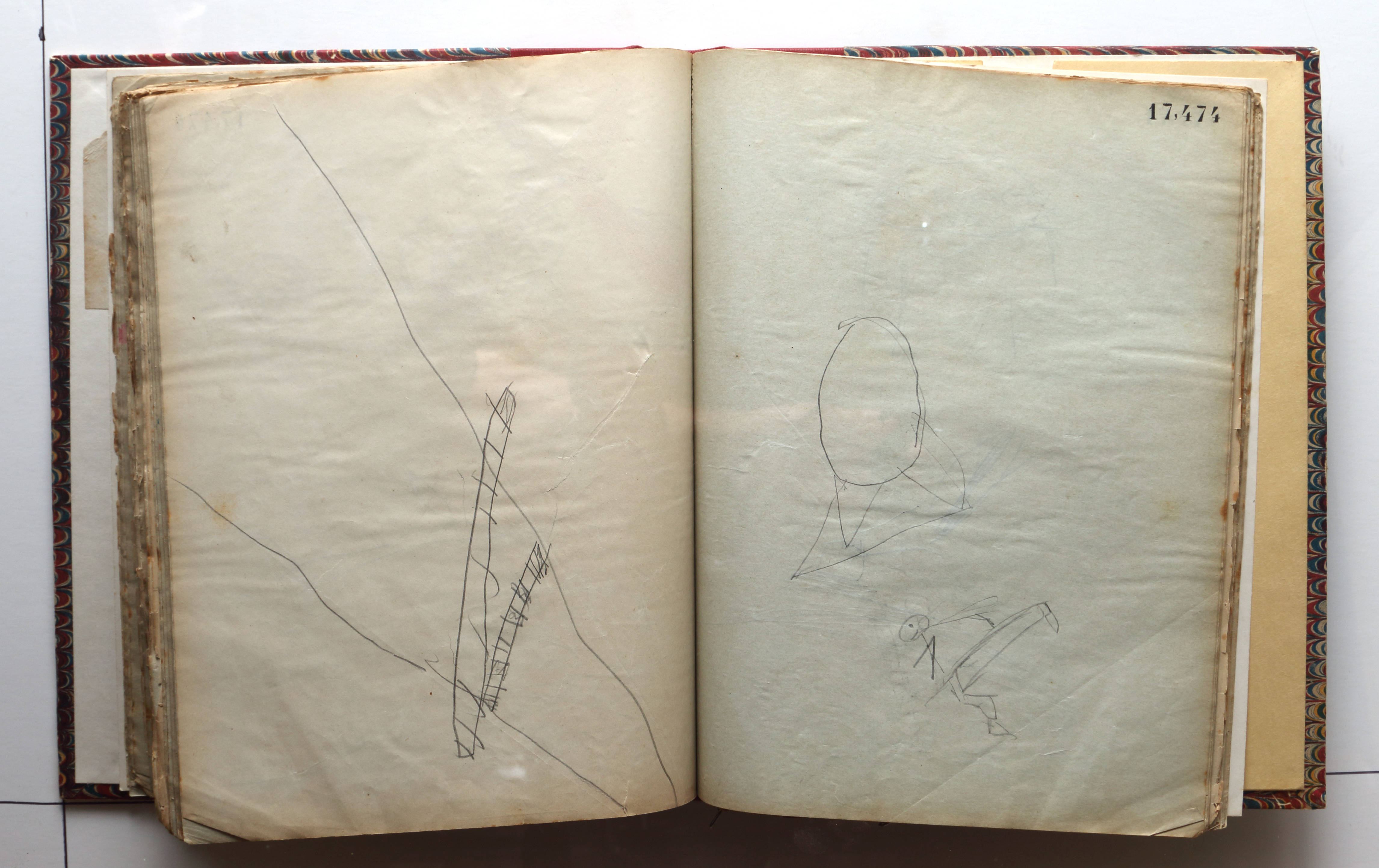 Page 258; page 259 (17,474).  Juvenilia 1904.  Jean Charlot.