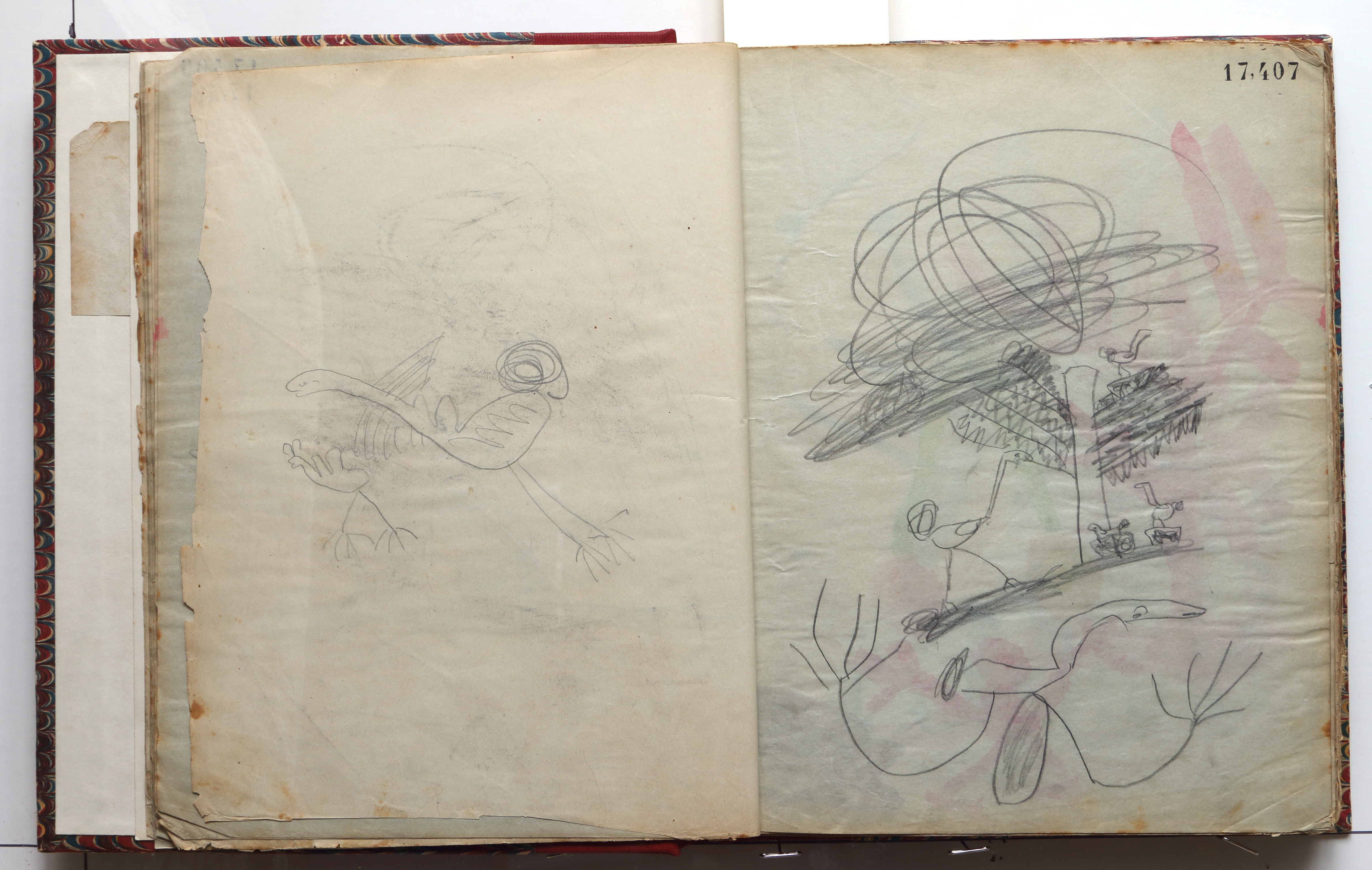 Page 26; page 27 (17,407).  Juvenilia 1904.  Jean Charlot.