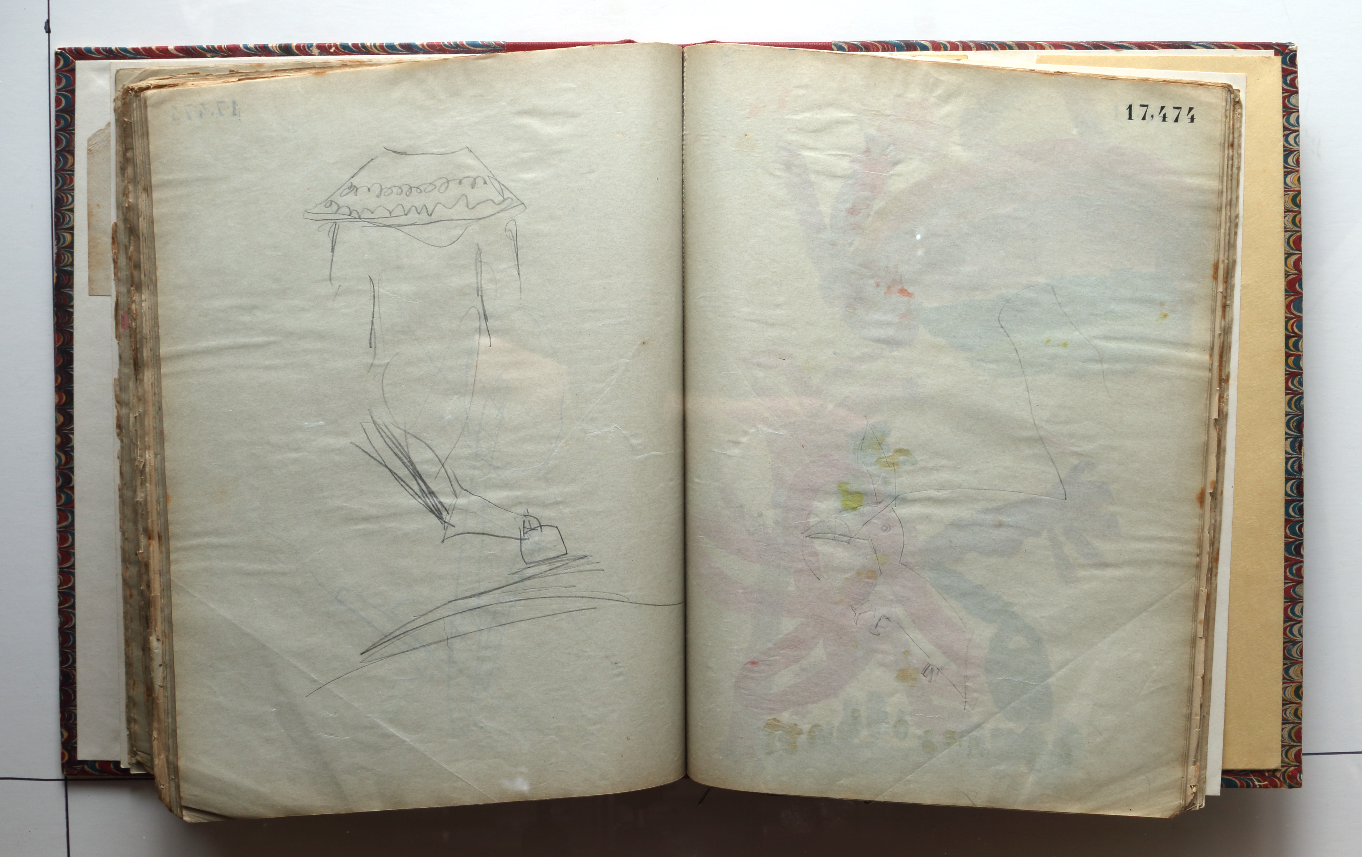 Page 260; page 261 (17,474).  Juvenilia 1904.  Jean Charlot.