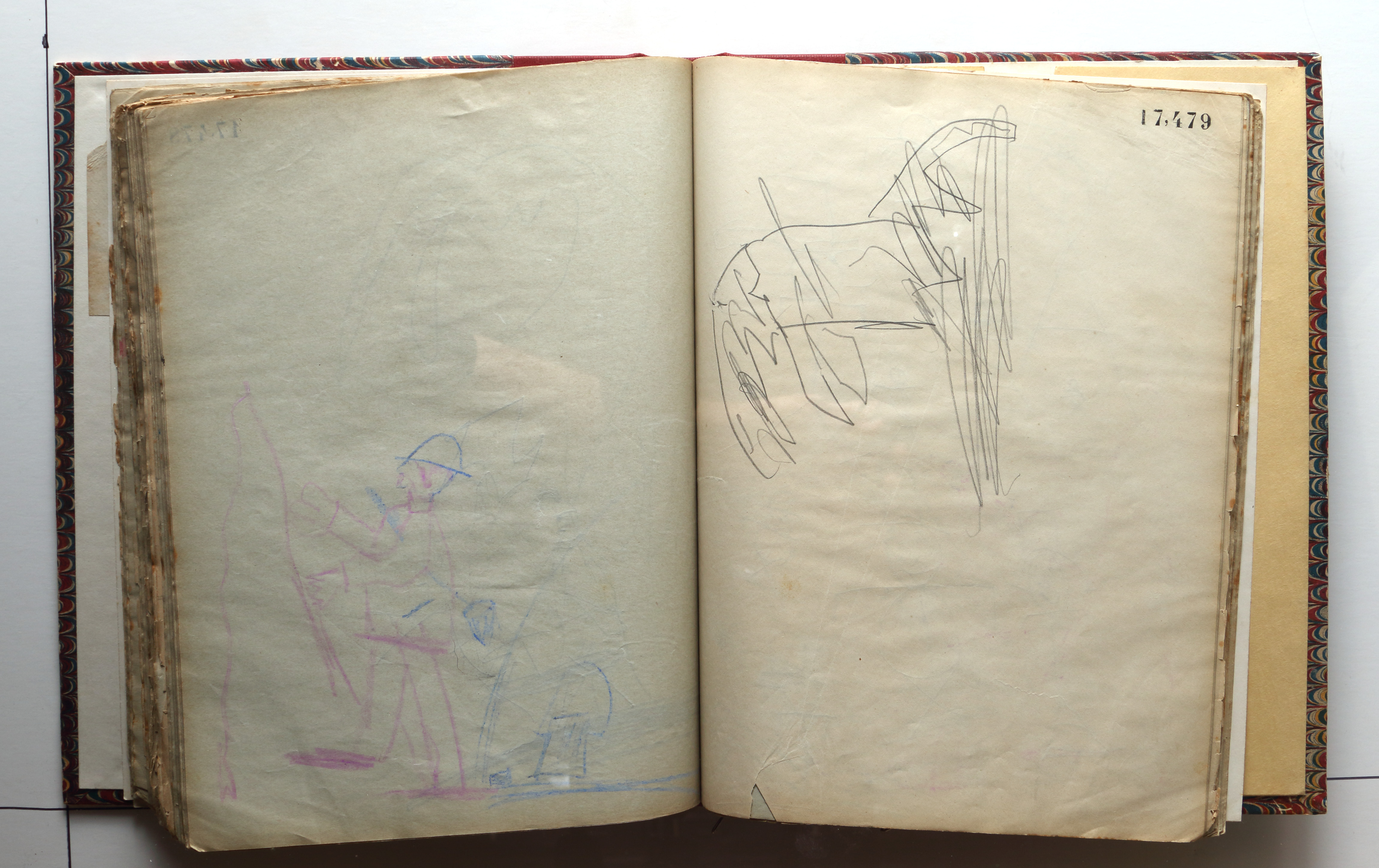 Page 284; page 285 (17,479).  Juvenilia 1904.  Jean Charlot.