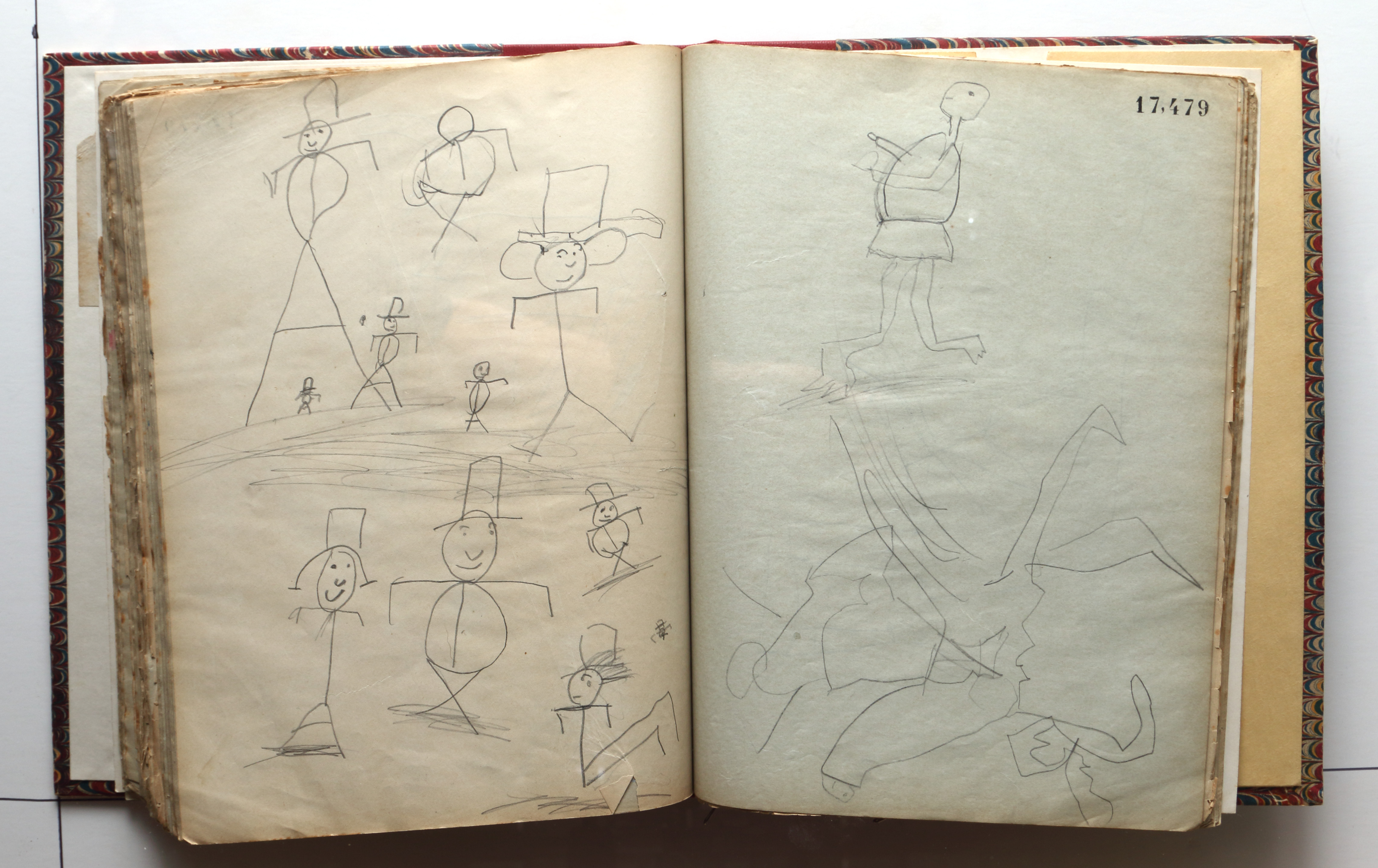 Page 286; page 287 (17,479).  Juvenilia 1904.  Jean Charlot.