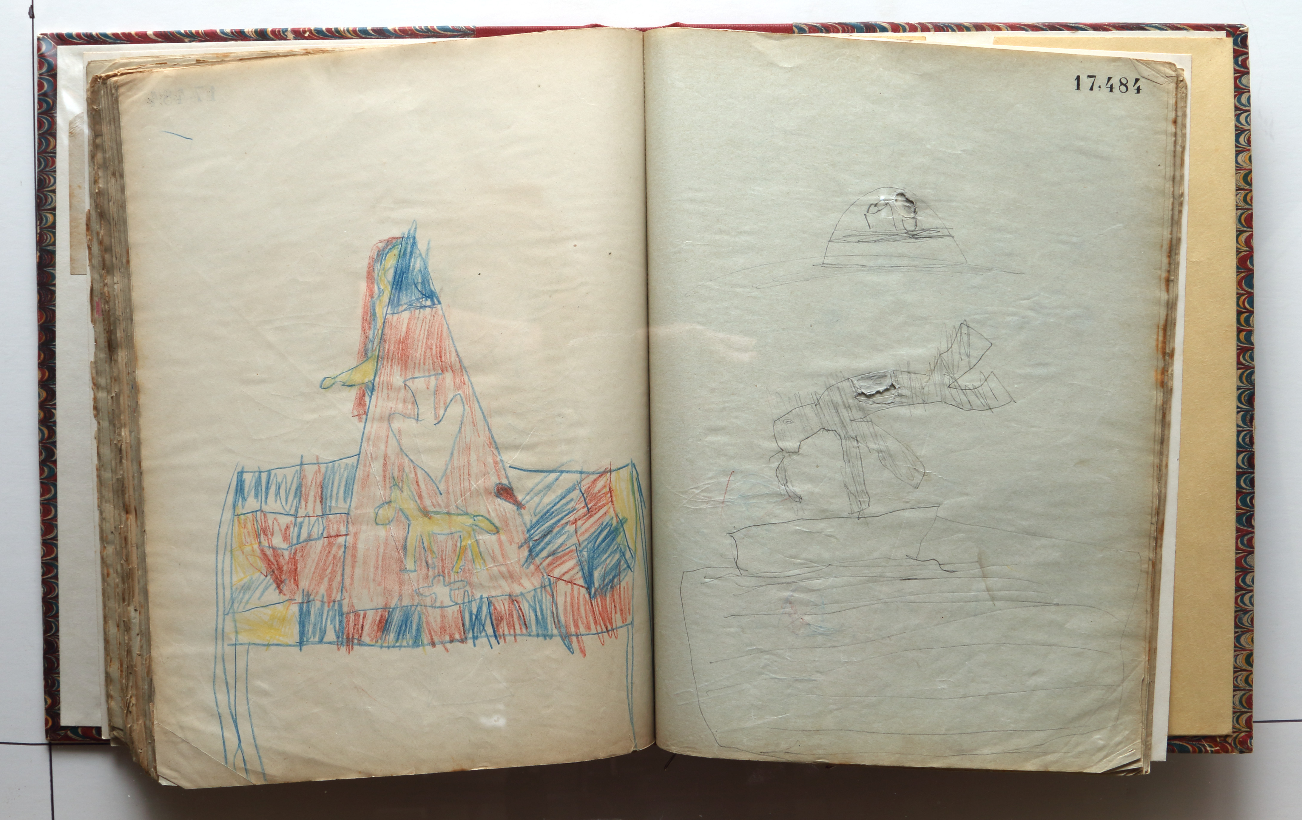 Page 314; page 315 (17,484).  Juvenilia 1904.  Jean Charlot.