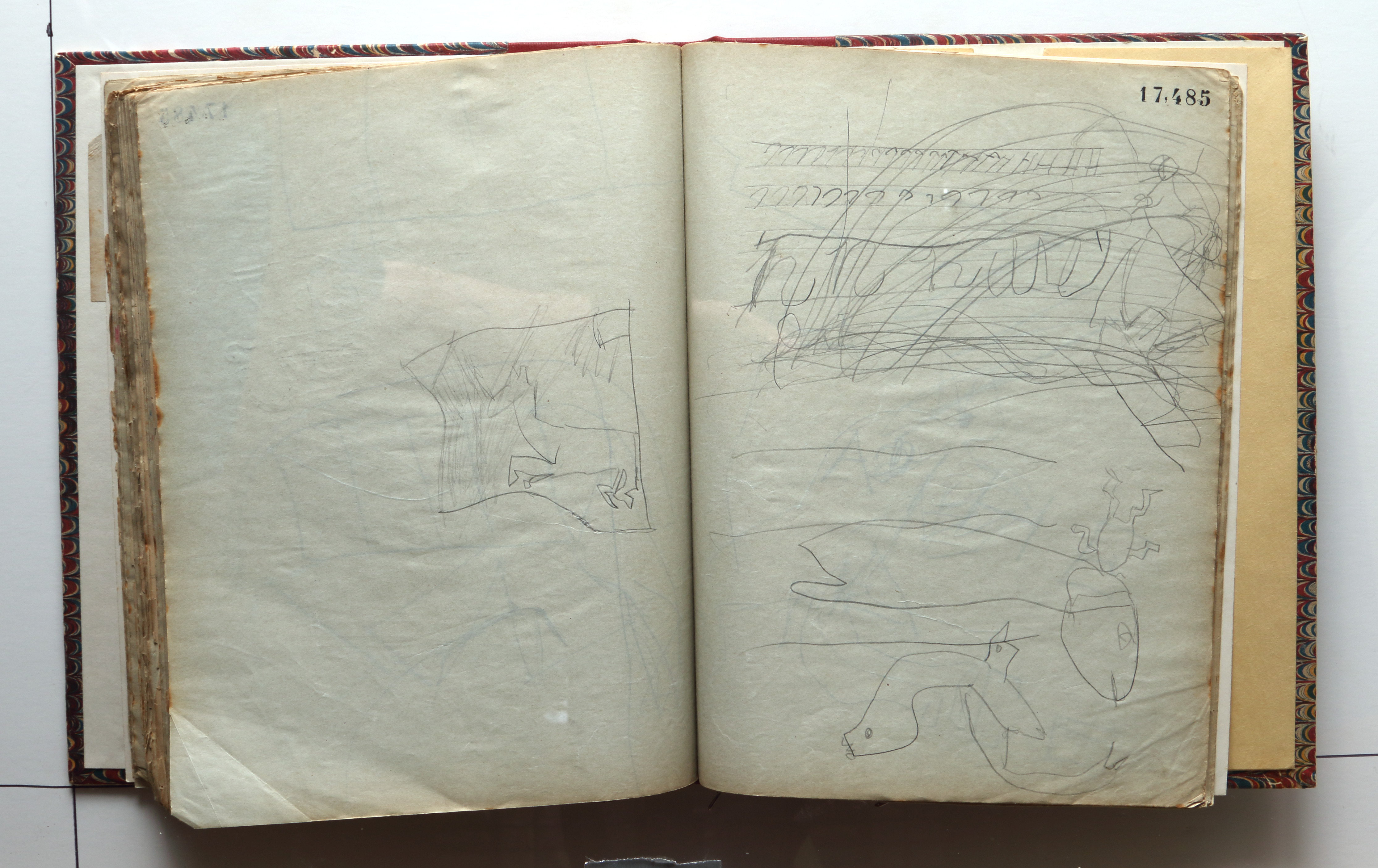 Page 322; page 323 (17,485).  Juvenilia 1904.  Jean Charlot.