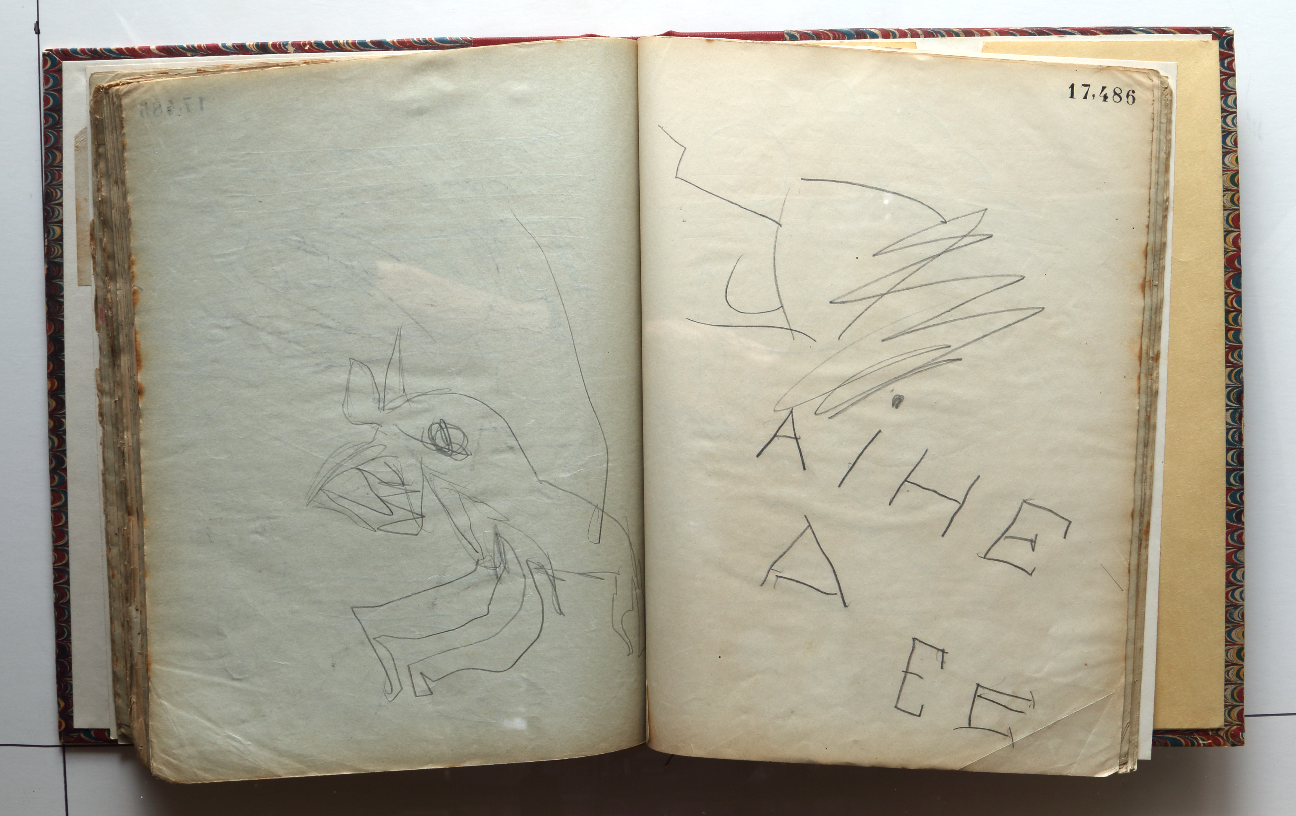 Page 324; page 325 (17,486).  Juvenilia 1904.  Jean Charlot.