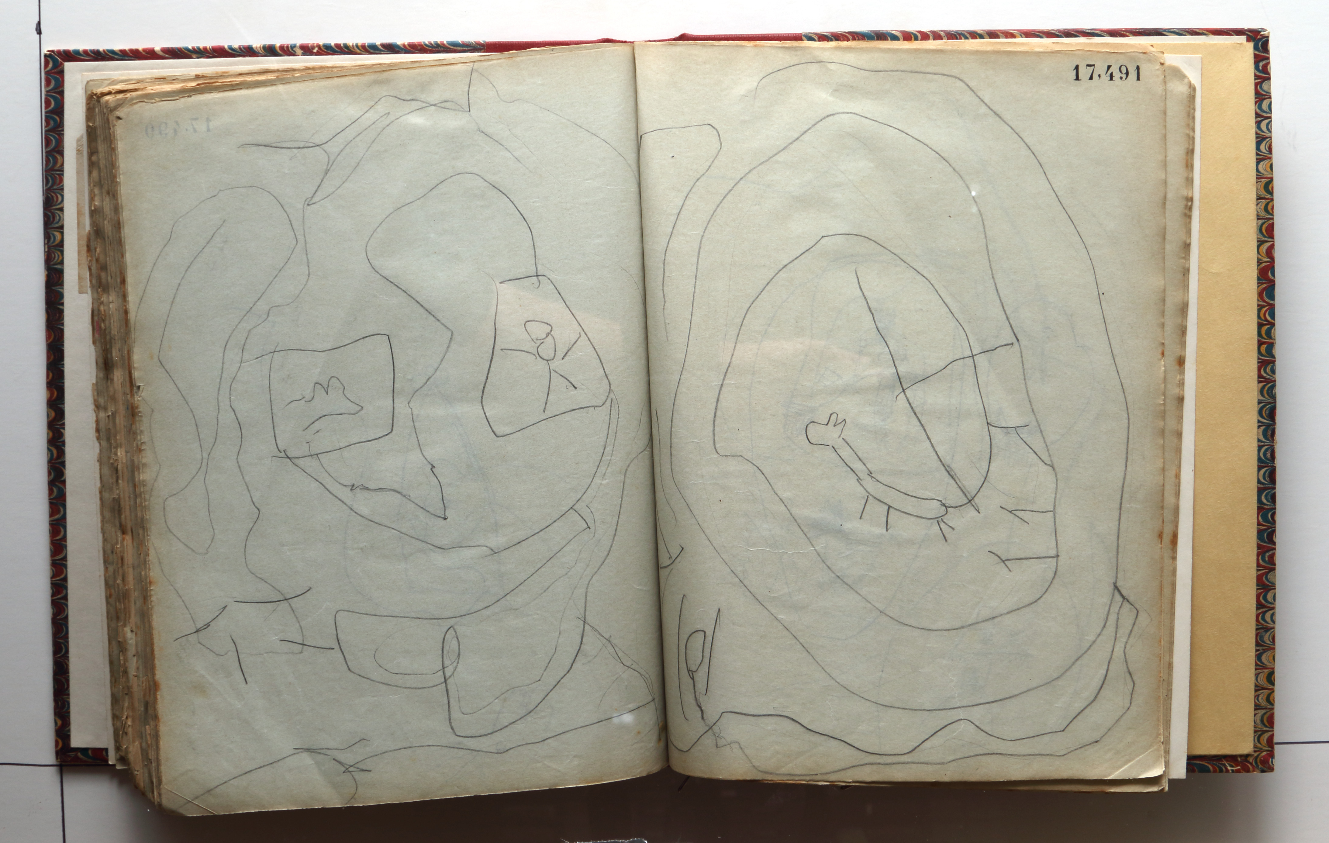 Page 350; page 351 (17,491).  Juvenilia 1904.  Jean Charlot.