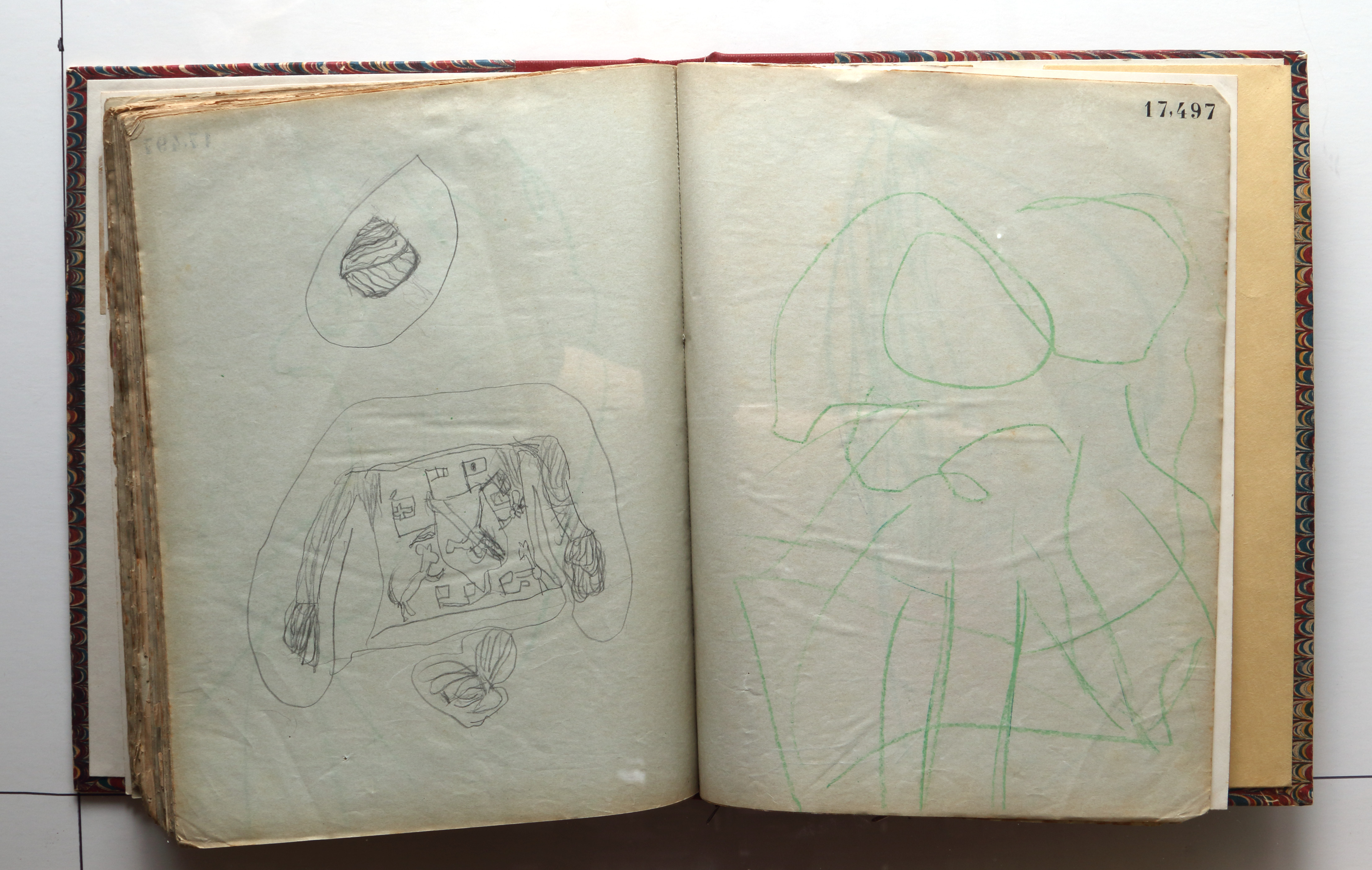 Page 366; page 367 (17,497).  Juvenilia 1904.  Jean Charlot.
