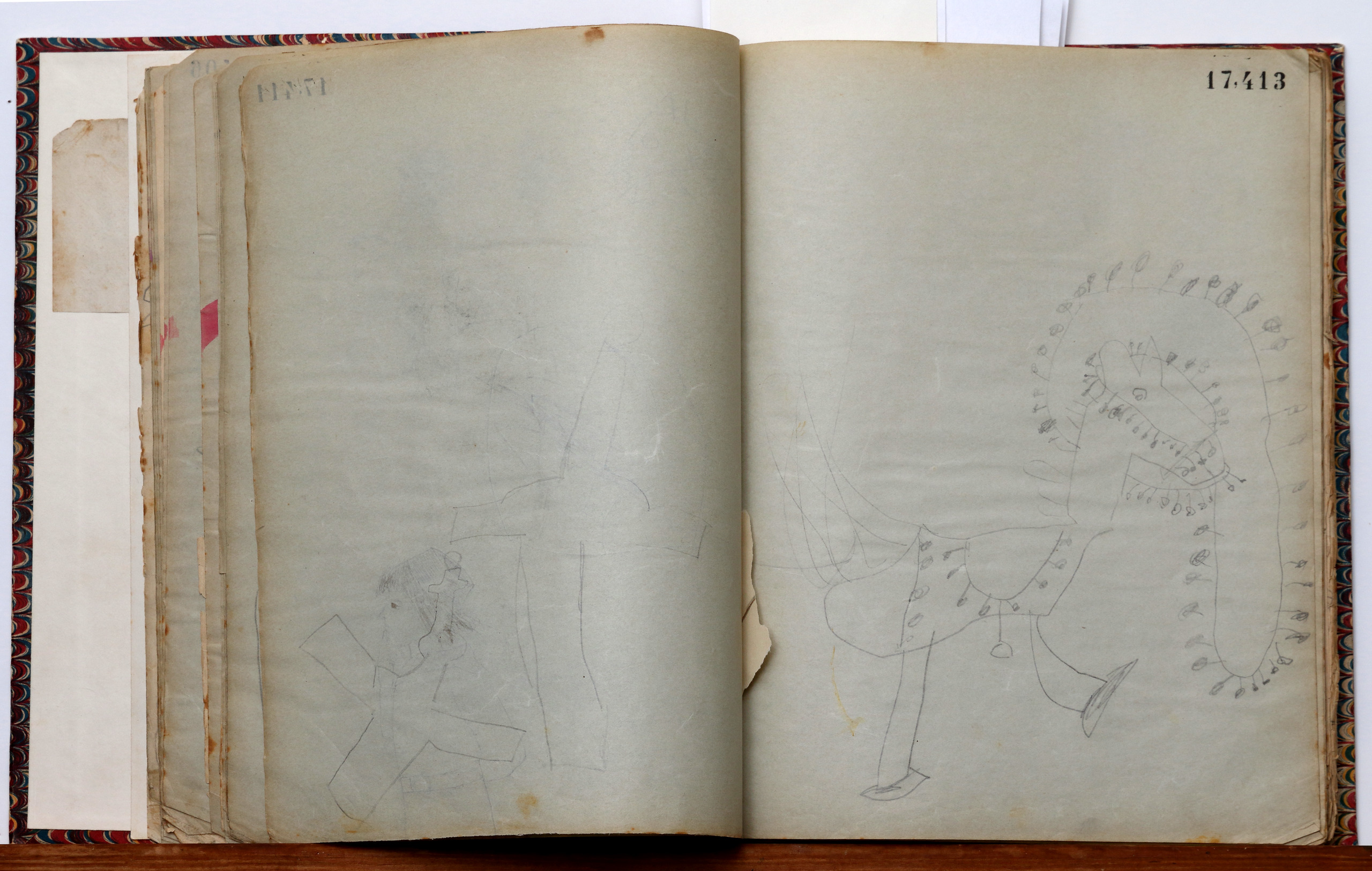 Page 48; page 49 (17,413).  Juvenilia 1904.  Jean Charlot.