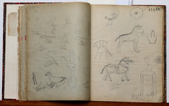 Page 56; page 57 (17,4[15]).  Juvenilia 1904.  Jean Charlot.