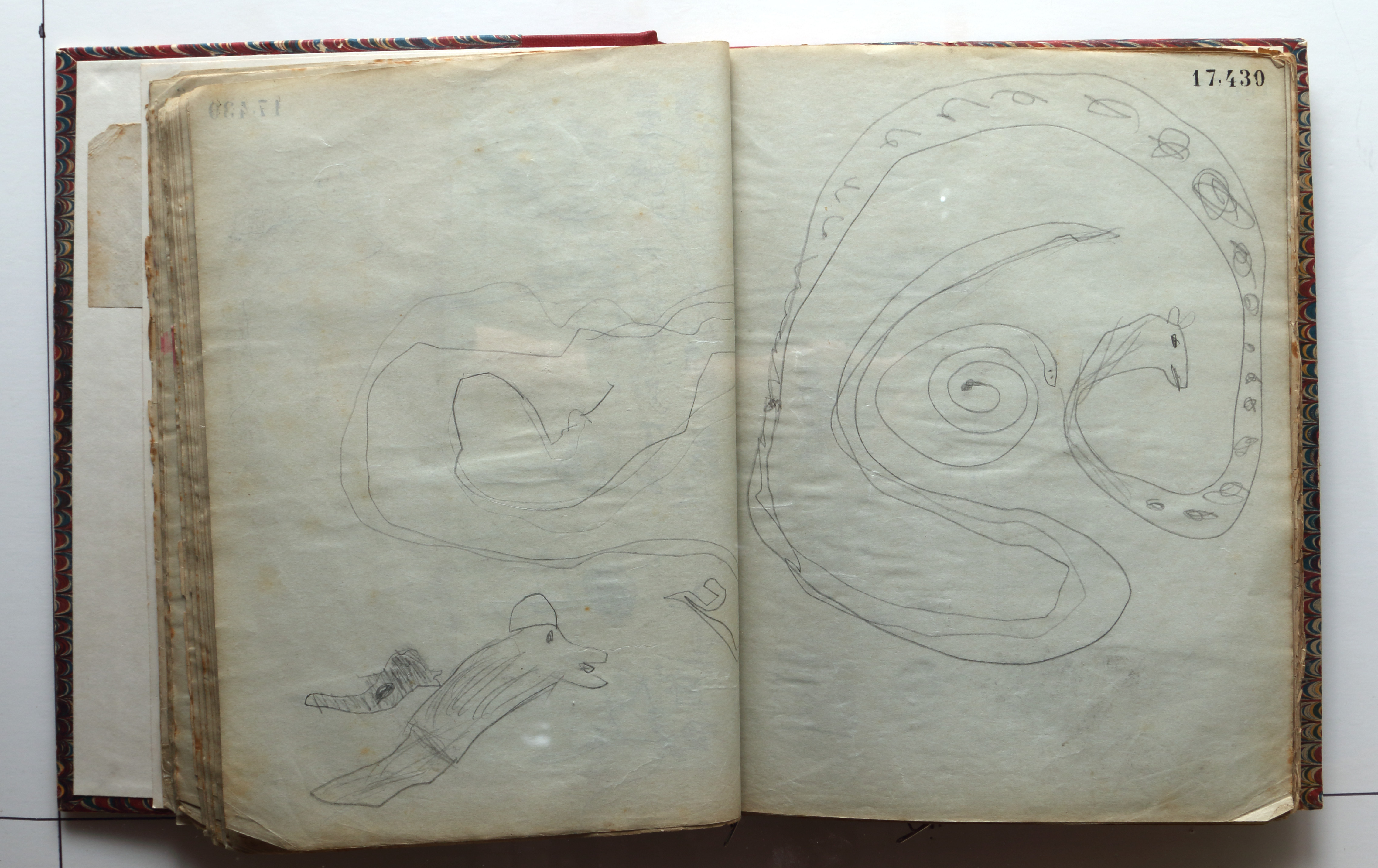 Page 94; page 95 (17,430).  Juvenilia 1904.  Jean Charlot.