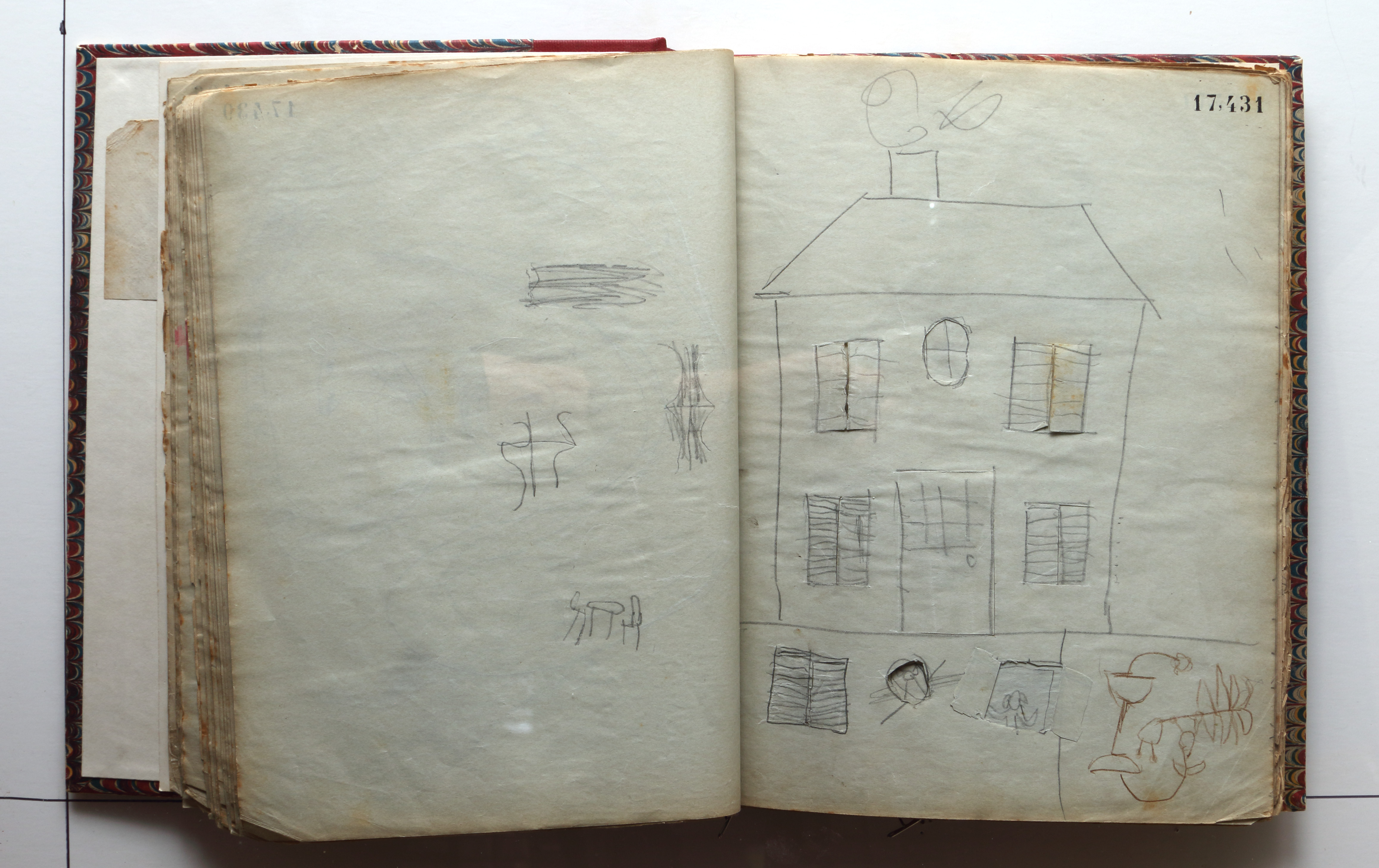 Page 96; page 97 (17,431).  Juvenilia 1904.  Jean Charlot.