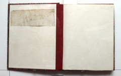 Note pasted on inside cover.  Juvenilia 1904.  Jean Charlot.