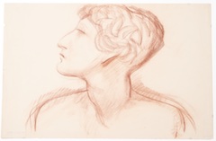 Paper and pencil.  Portrait of Anita Brenner.  Jean Charlot.