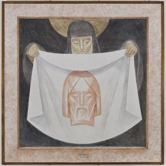 Fresco.  Veronica's Veil.  Jean Charlot.